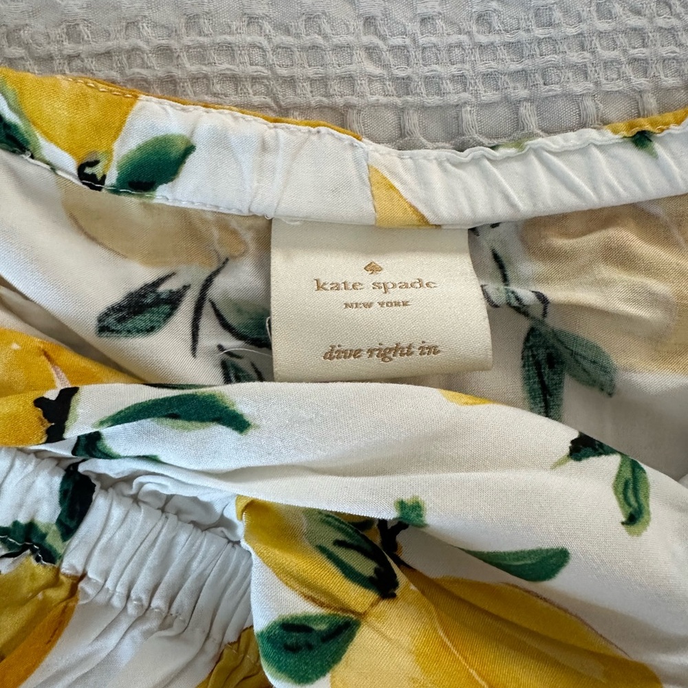 Kate Spade Lemon Halter Swim Cover Up Maxi Dress - Picture 4 of 9